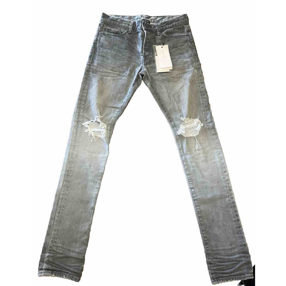 John Elliott Men's The Cast 2 Odeon Indigo Denim Jeans Size 28 NWT Distressed